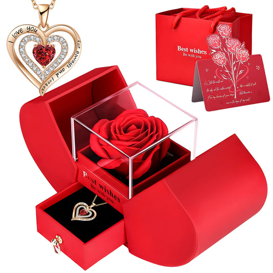 Luxury Rose Jewelry Box